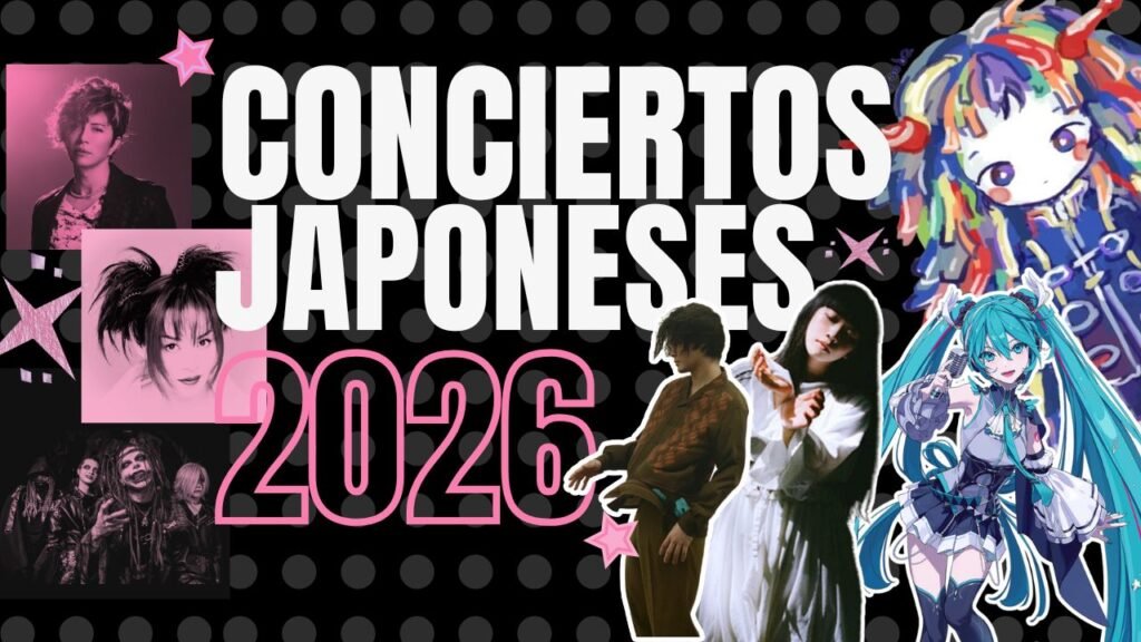 conciertos japoneses méxico 2026